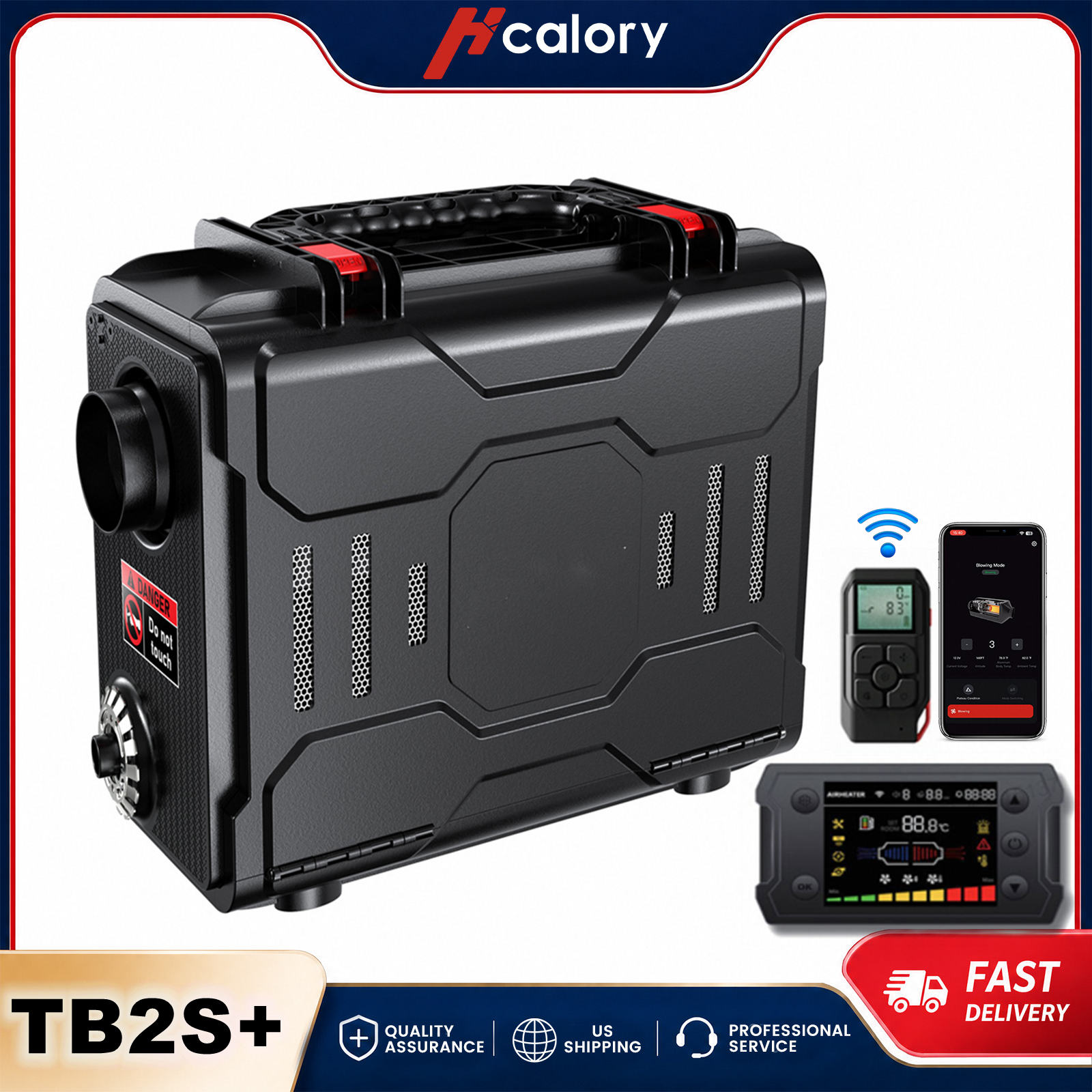 Hcalory TB2S+ 8KW Diesel Heate - Fishing Camera ulasan dan harga