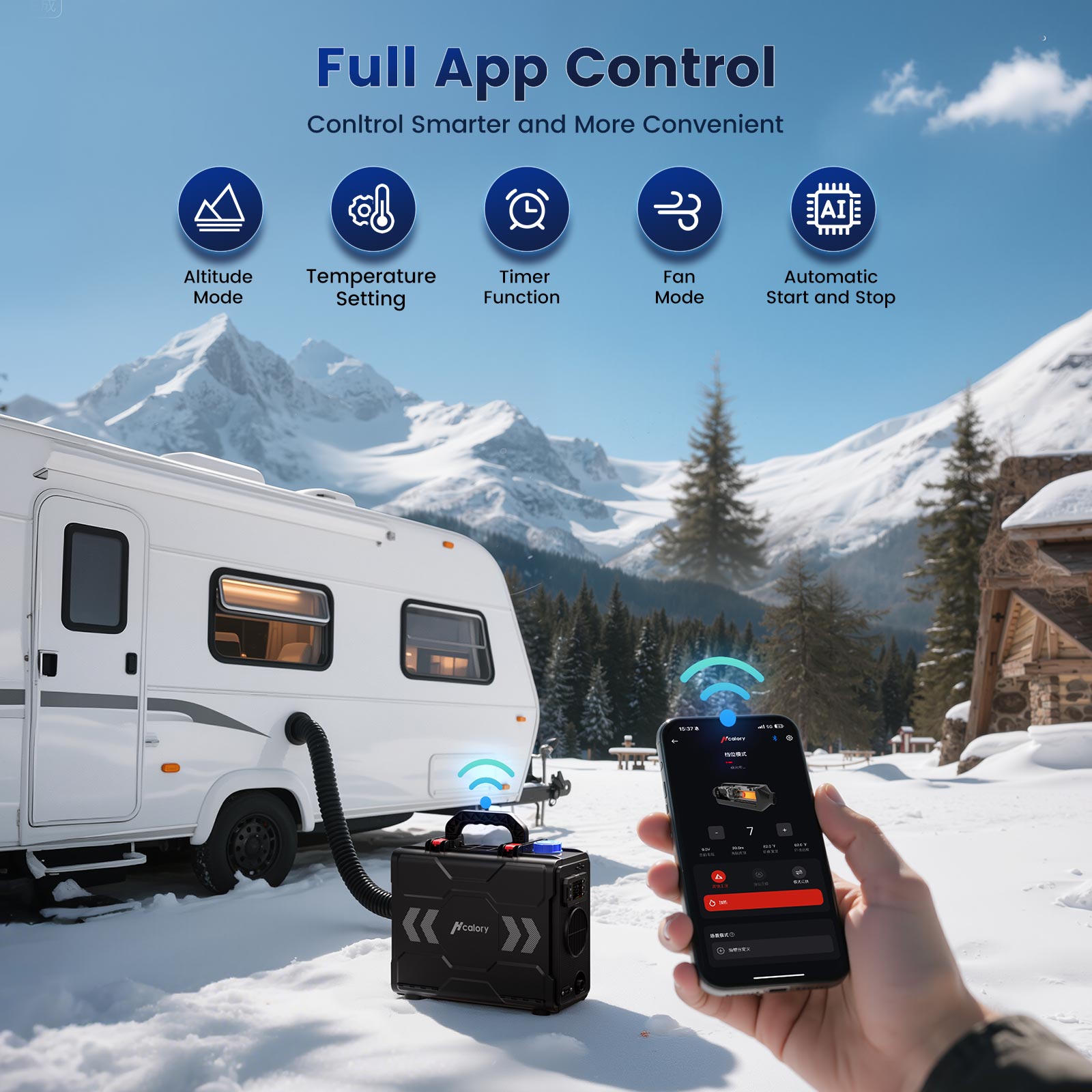 Hcalory TB2S+ 8KW Diesel Heate - Fishing Camera ulasan dan harga