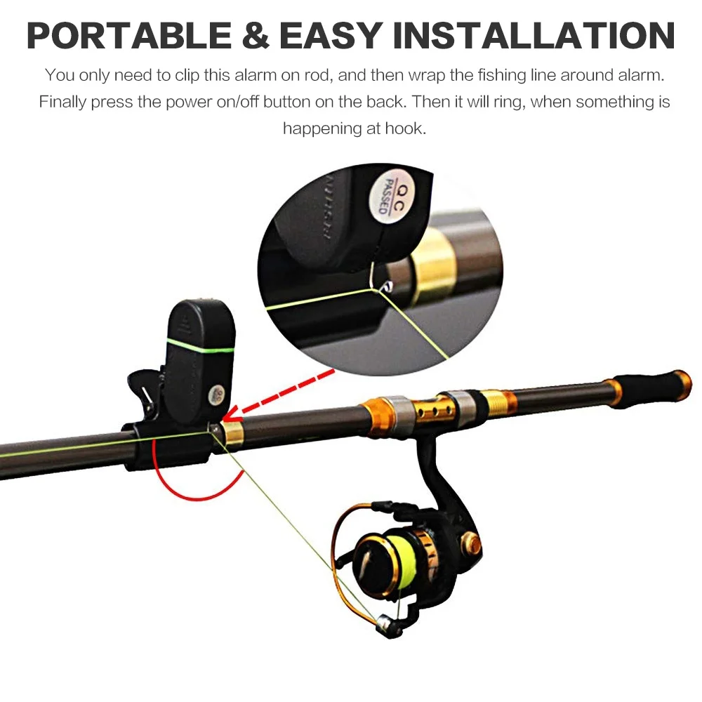FLYSAND Fish Bite Lure Alert A - Bite Alarm ulasan dan harga