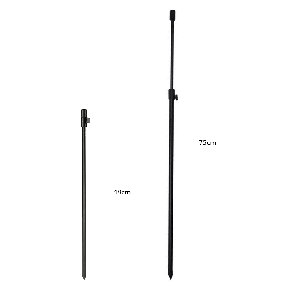 48-75cm Extending Aluminum All - Bite Alarm ulasan dan harga