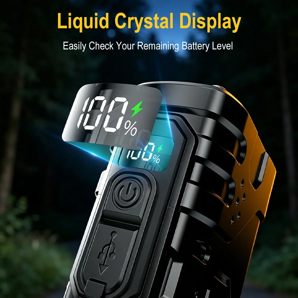 BORUIiT Hand Crank EDC LED Fla - Fishing Light ulasan dan harga